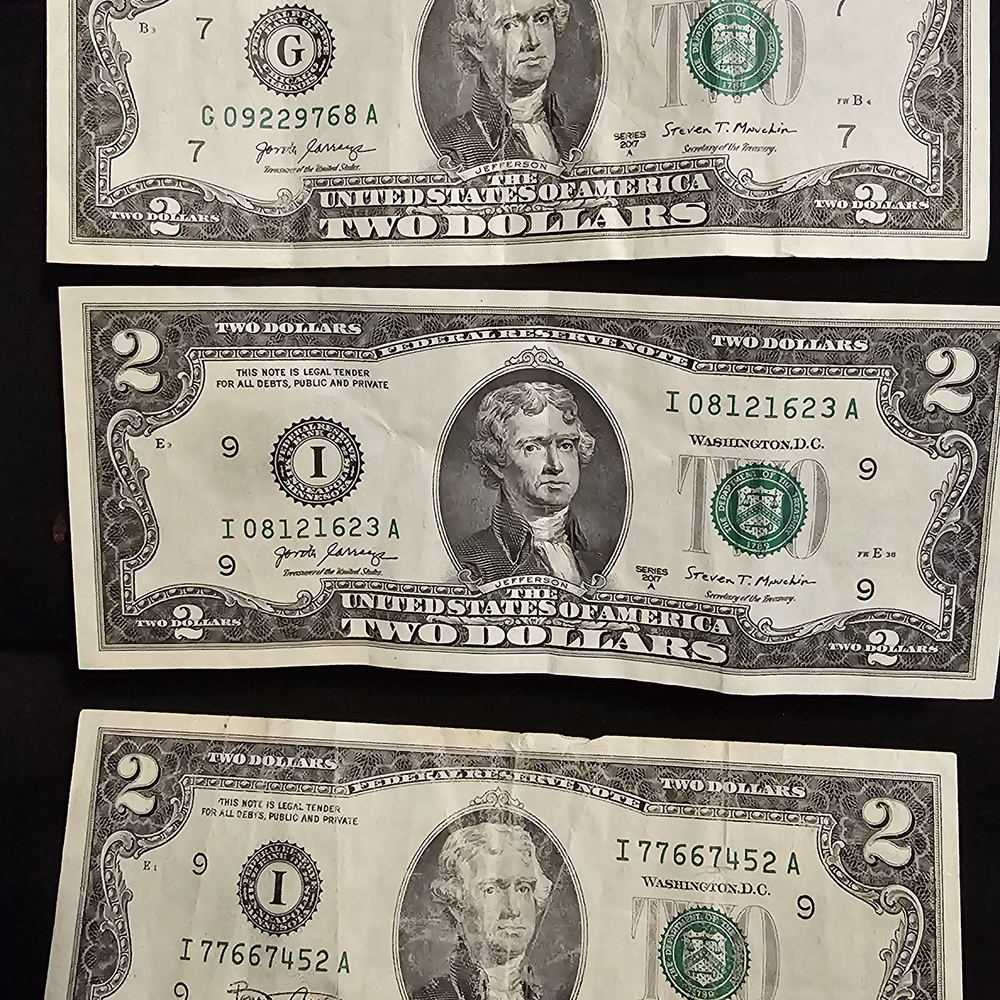 Collectible Two Dollar Bills